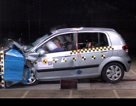 Краш тест Hyundai Getz (2004)